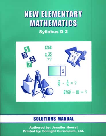 SINGAPORE NEW ELEMENTARY MATH 2 SOLUTIONS MANUAL