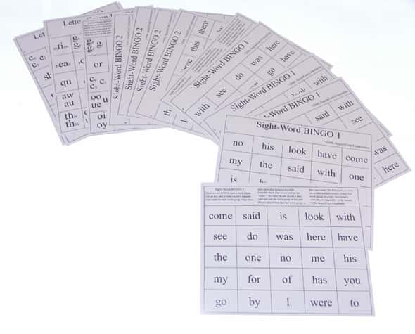 LETTER & WORD BINGO