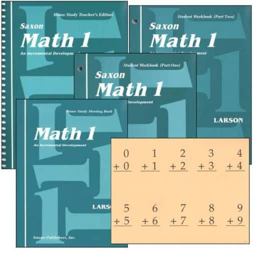 SAXON MATH 1 HOMESCHOOL KIT