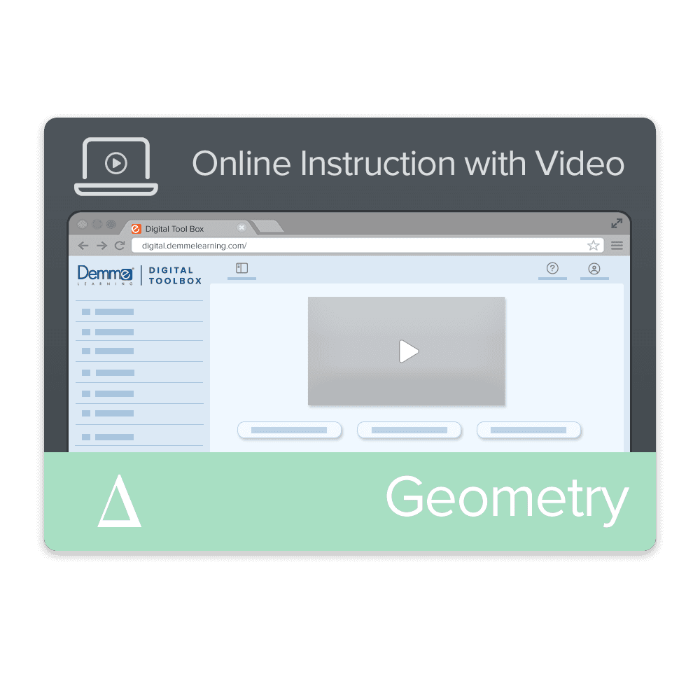 GEOMETRY ONLINE INSTRUCTION W/VIDEO
