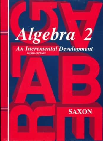 SAXON ALGEBRA 2 HOMESCHOOL KIT