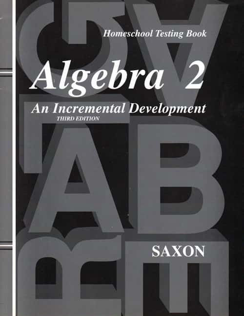 Saxon Algebra 2 Test Packet