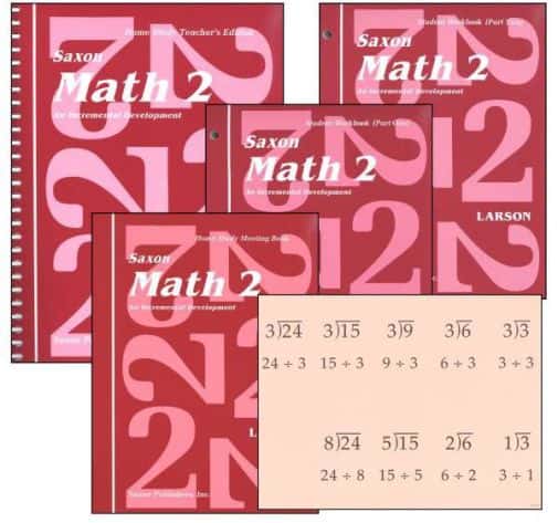 SAXON MATH 2 KIT (1ST ED)
