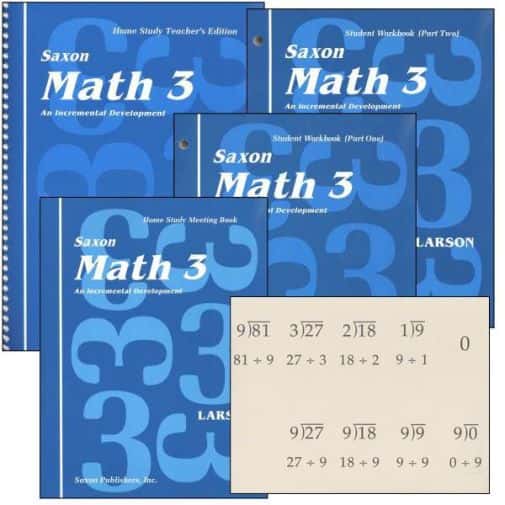 SAXON MATH 3 HOMESCHOOL KIT