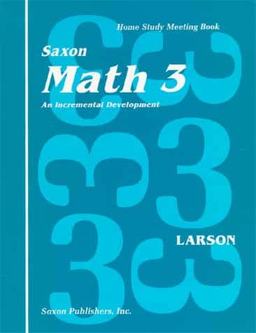 SAXON MATH 3 MEETING BOOK