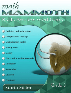 MATH MAMMOTH GRADE 3 - TEST/REVIEW