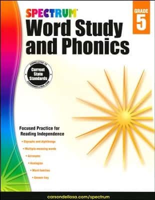 Spectrum Phonics & Word Study 5