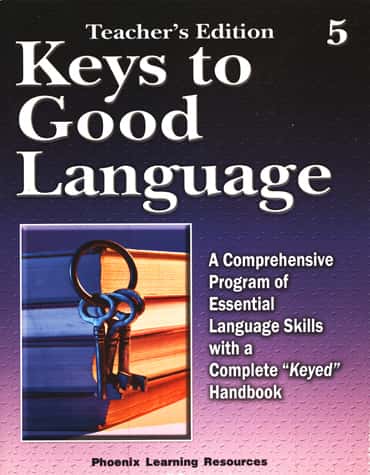KEYS TO GOOD LANGUAGE 5-ANS/KEY