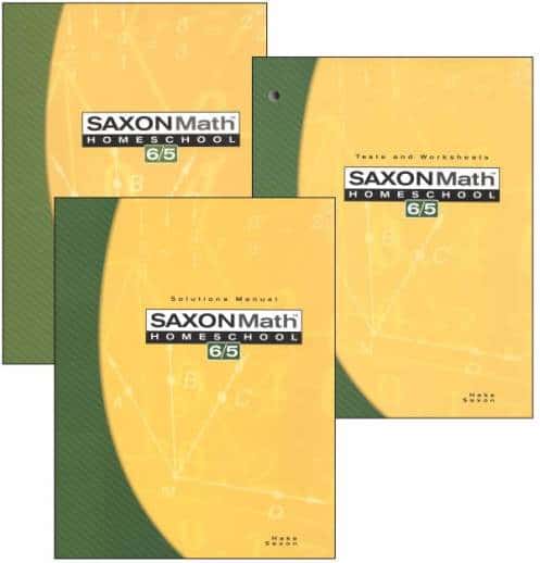 SAXON MATH 6/5 HOMESCHOOL KIT