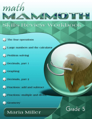 MATH MAMMOTH GRADE 5 - TEST/REVIEW