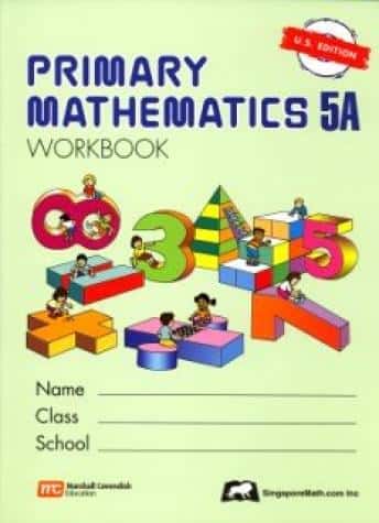SINGAPORE PRIMARY MATH (U.S. ED.) 5A WORKBOOK ONLY