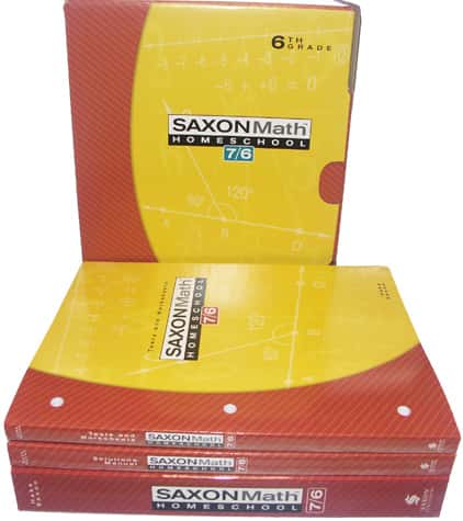 SAXON MATH 7/6 HOMESCHOOL KIT (4TH ED)