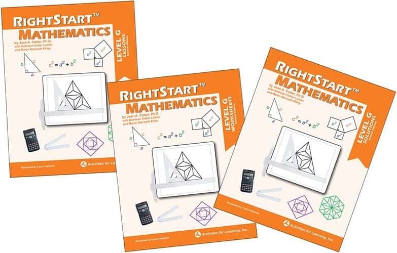 RIGHTSTART MATH LEVEL G BUNDLE