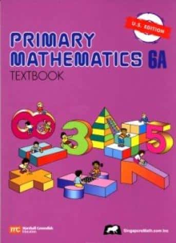 SM PRIMARY MATH 6A TEXTBK ONLY