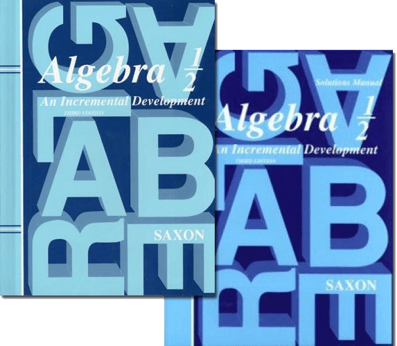 Saxon1/2 Algebra Package