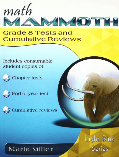 Math Mammoth Grade 8 Test/Review