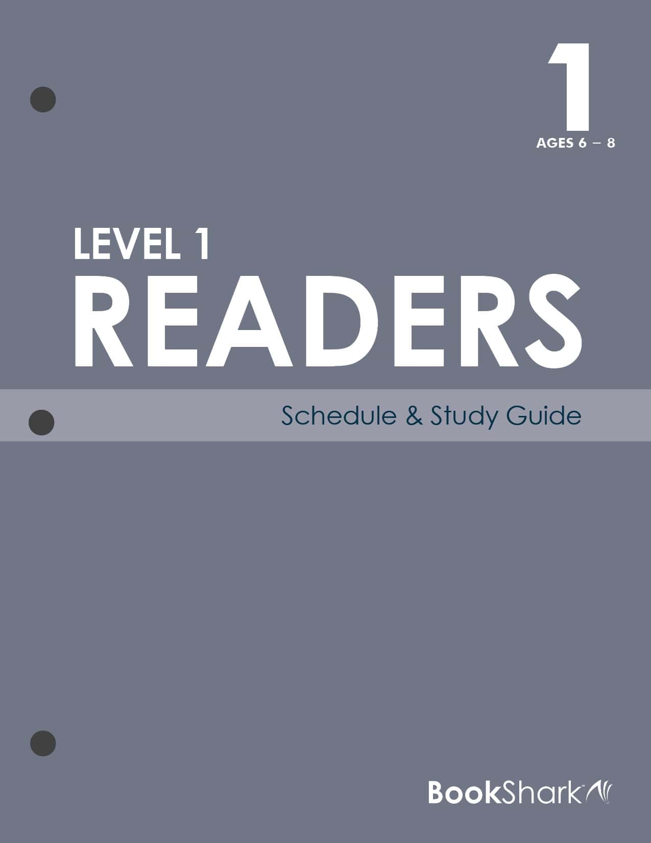 LEVEL 1 READERS SCHEDULE & NOTES