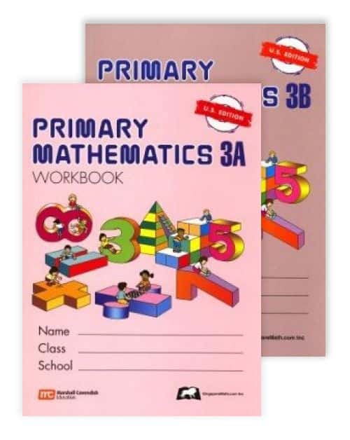 Singapore Math 3 Workbooks Only (3A & 3B)