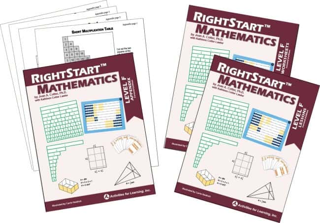RightStart Math Level F with RS2