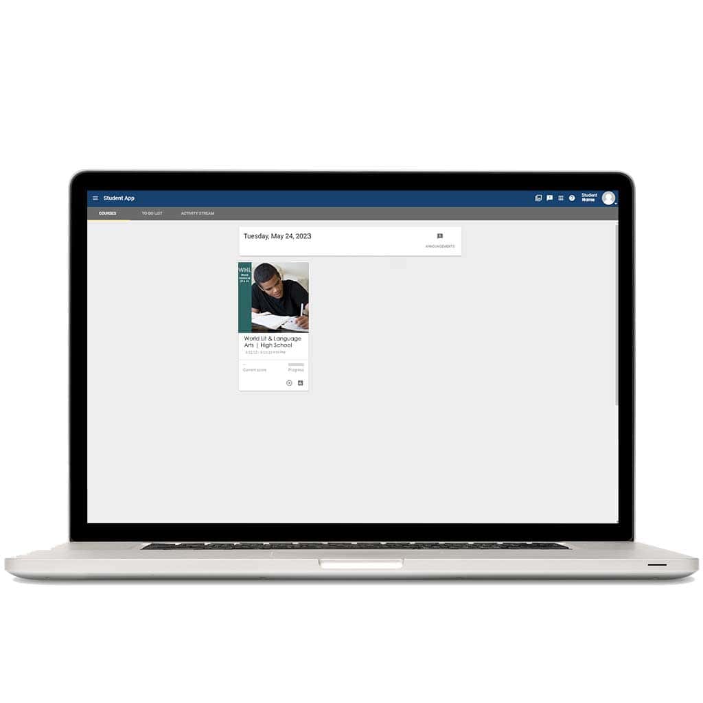 Virtual Seat for HS World Historical Literature & Language Arts