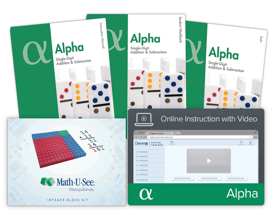 Math-U-See Alpha Universal Set