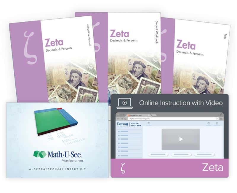 Math-U-See Zeta Universal Set