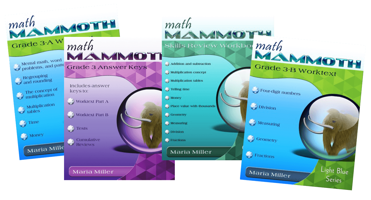 Math Mammoth Grade 3 Package