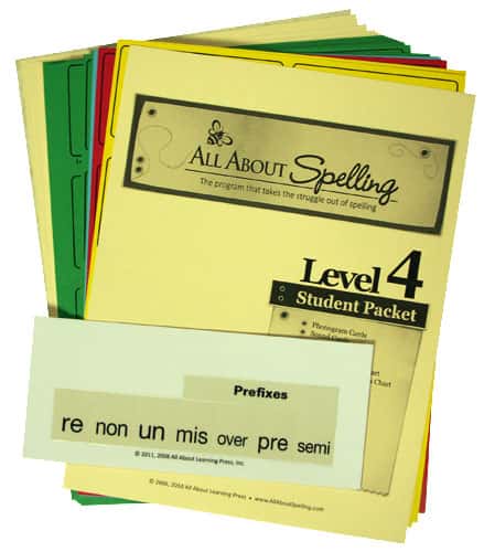 ALL ABOUT SPELLING LEVEL 4 STUDENT PACKET