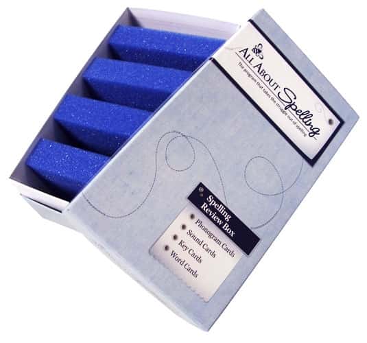 AAS  SPELLING REVIEW BOX WITH CARDS