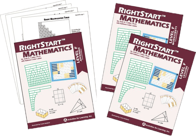 Rightstart Math F w/ RS2 Set