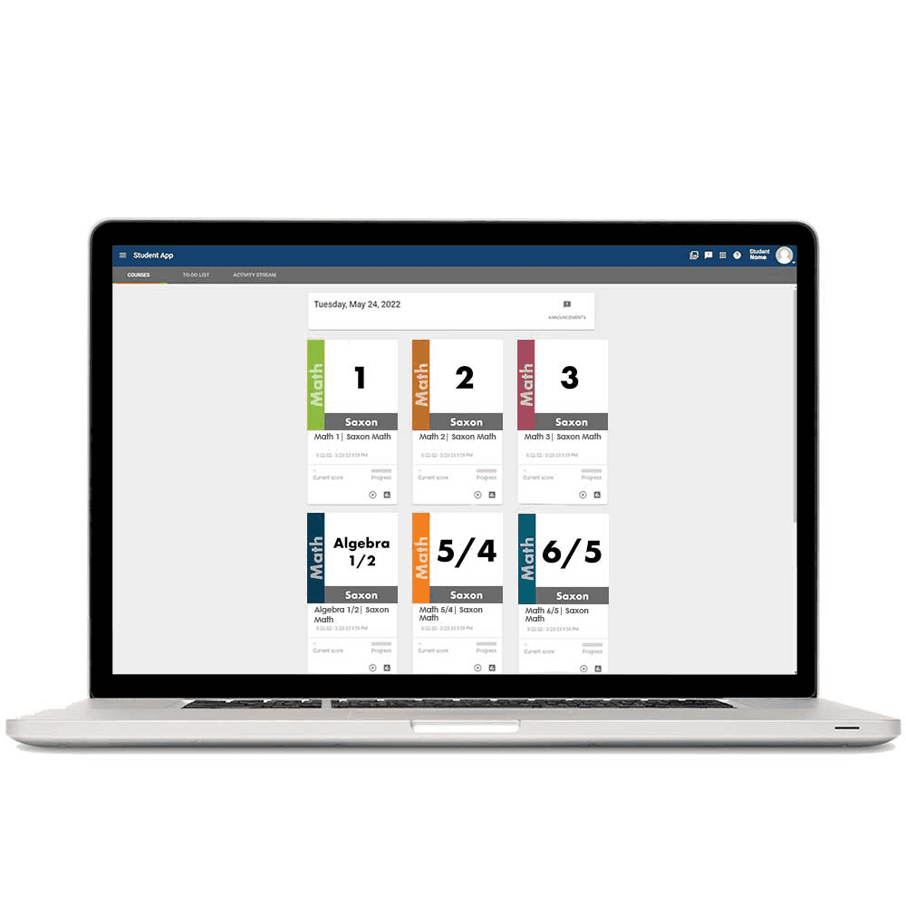 Virtual Seat for Saxon Math