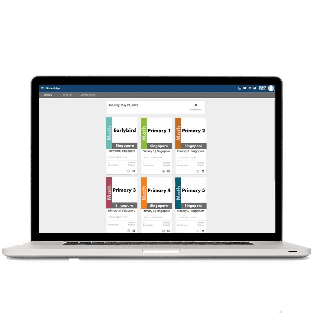 Virtual Seat for Singapore Math