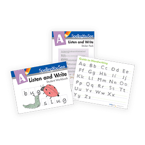 Spelling You See A | Listen and Write Universal Set