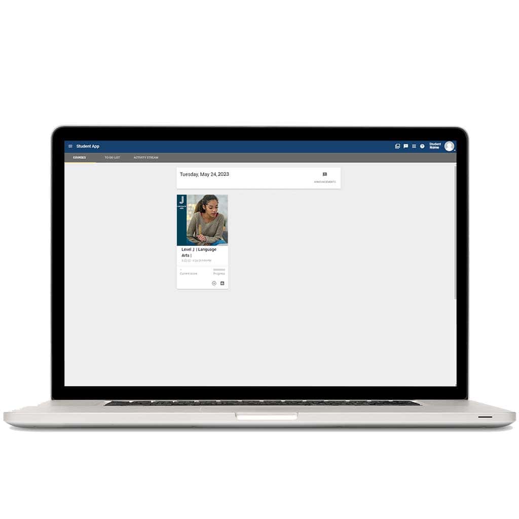 Virtual Seat for Level J Literature &Language Arts