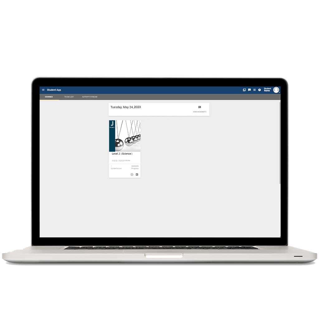 Virtual Seat for Level J Science