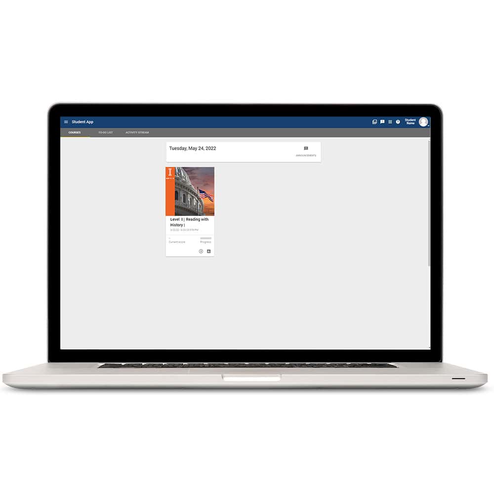 Virtual Seat for Level I History and Literature