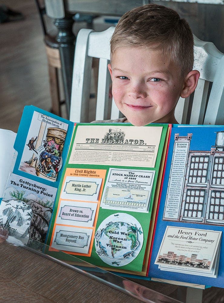 Little boy with BookShark