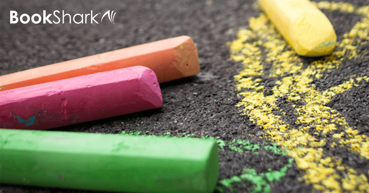 Sidewalk Chalk Ideas for Homeschool Learning