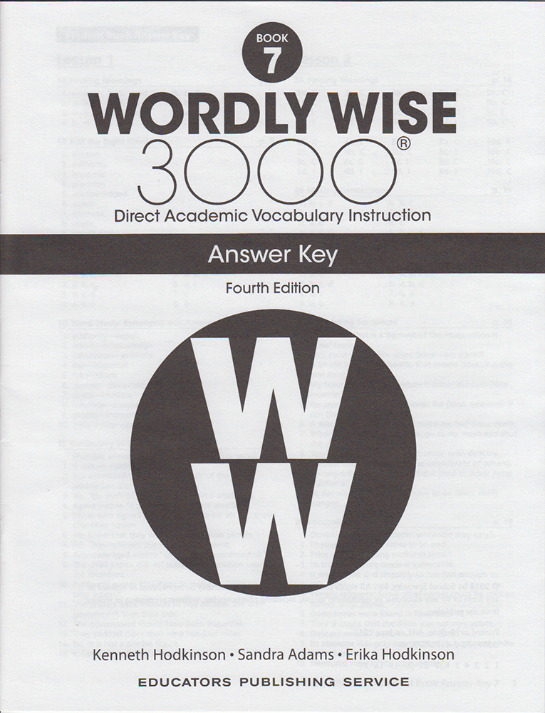Wordly Wise Book 7 Answer Key Only wordly-wise-book-7-answer-key-only