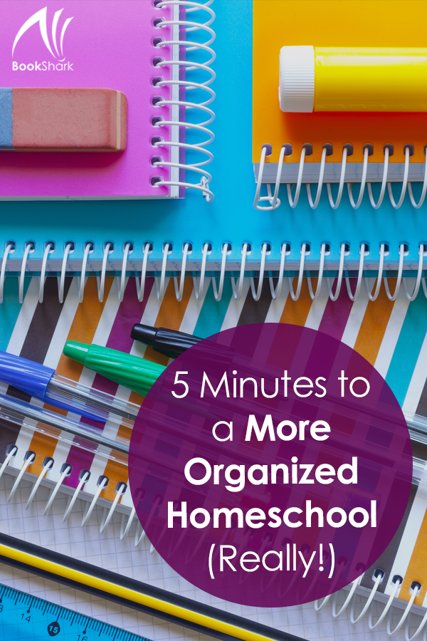 5 Minutes to a More Organized Homeschool (Really!)