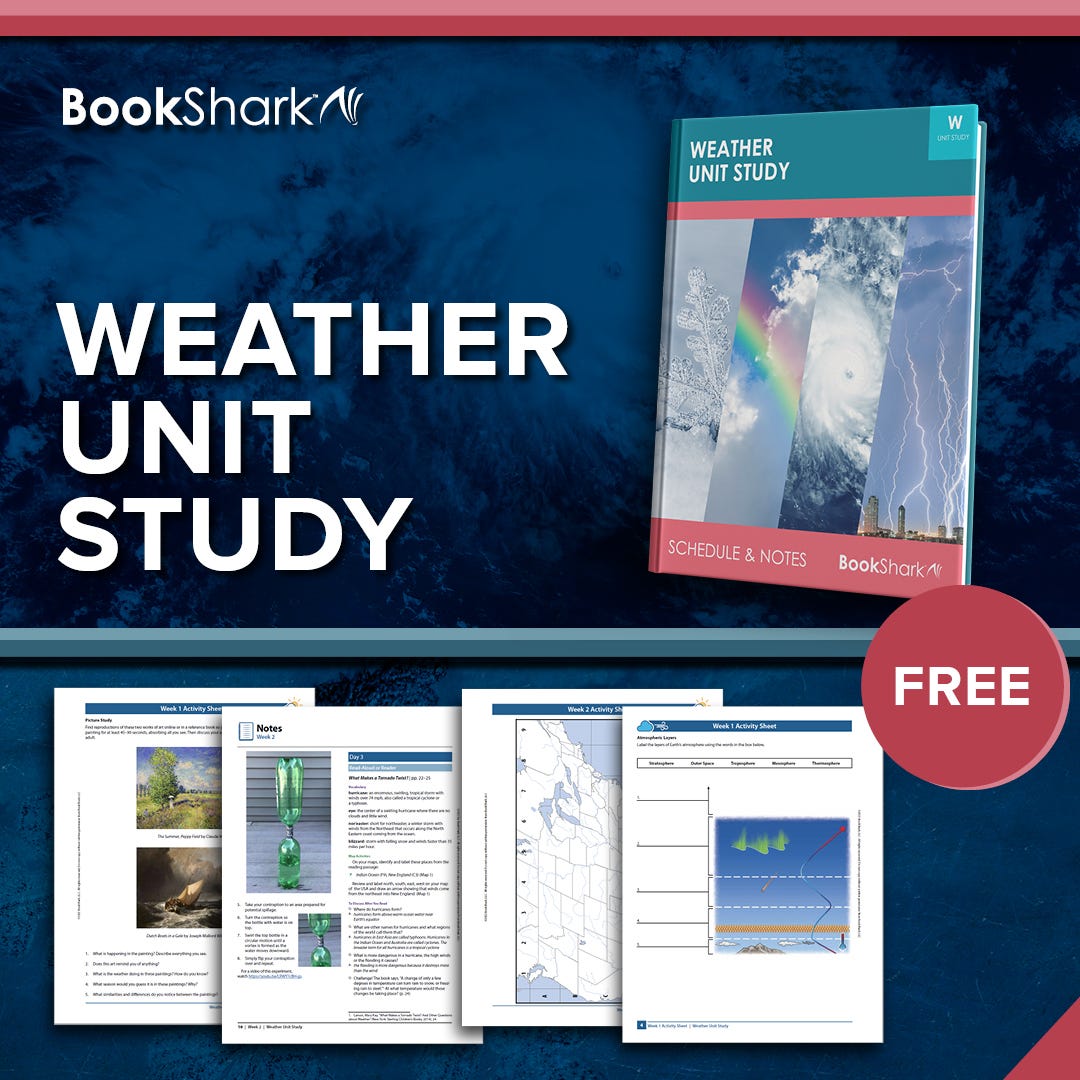 Weather Unit Study from BookShark